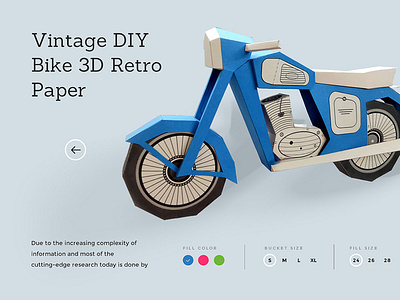 Ecommerce card - retro bike