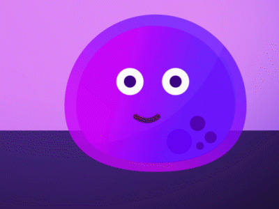 Hi, Dribble! after effects animation character debut rigging slime