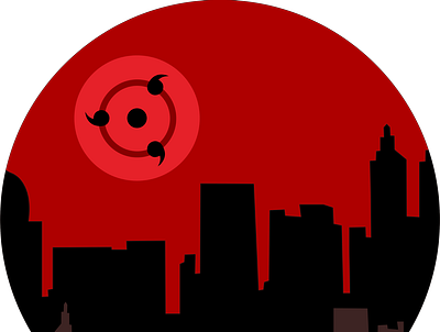 city anime anime art desain desainlogo illustration itachi logo logodesign sasuke uciha vector