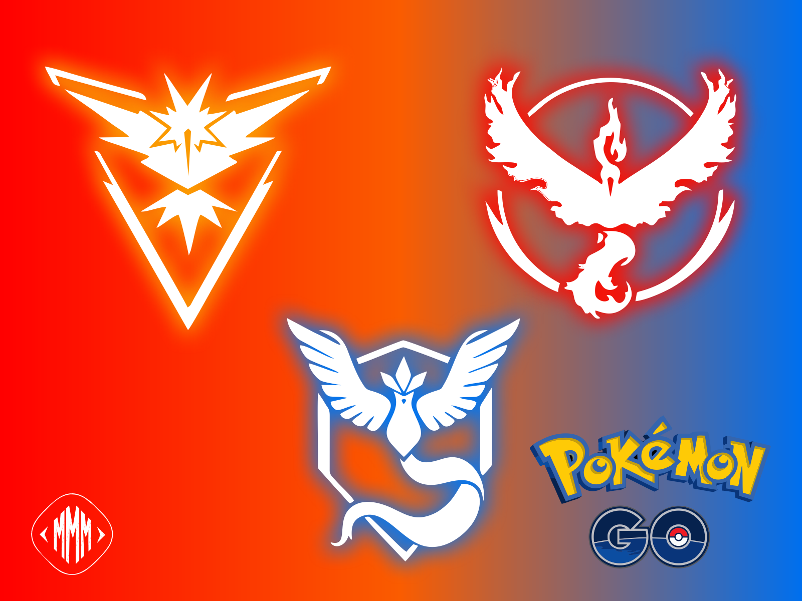 POKEMON GO LOGO TEAM by maulana muhtar on Dribbble