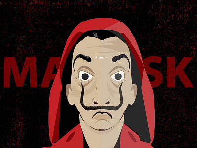 Money Heist Illustration - Netflix 3d animation branding design graphic design illustration logo vector