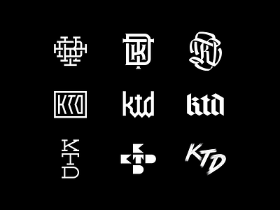 KTD Logo Monogram Samples