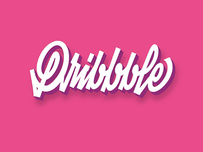 Dribbble Monoline Logo