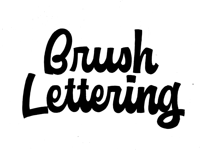 Brush Lettering art brush calligraphy design letter lettering letters logo script type typography variation