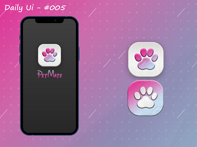 Daily UI #005 - App Icon 005 adobe xd daily 100 challenge daily ui dailyui dailyui005 design logo mobile mobile app ps uiux