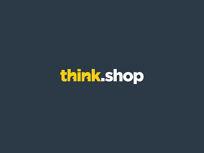 think.shop art creative design emblem letters logo minimal minimalism typography