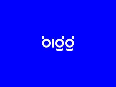 Bigg binary crypto cryptocurrency currency logo minimal typography wordmark