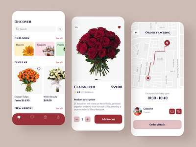 Flower delivery app