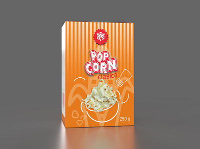 Popcorn Box Packaging Design | package_byte box design box packaging box packaging design branding design food packaging package design packaging design packaging mockup popcorn box packaging popcorn box packaging popcorn packet