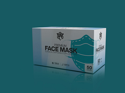 Mask Box Packaging Design | package_byte 3d box box design box packaging box packaging design branding face mask box face mask packaging labeldesign mask box packaging package design packaging design packaging mockup