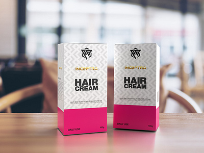 Hair Cream Box Packaging Design | package_byte