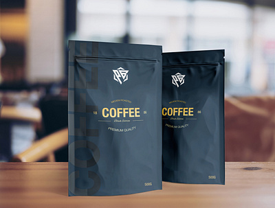 Coffee Pouch Packaging Design | package_byte 3d box box design box packaging design box template branding coffee label design coffee pouch packaging design food packaging illustration packaging mockup pouch mockup vector