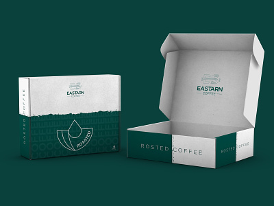 Roasted Coffee Box Packaging Design | package_byte