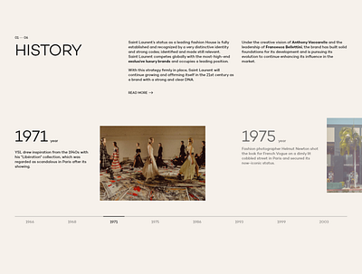 Saint Laurent. Redesign concept design illustration typography ui ux