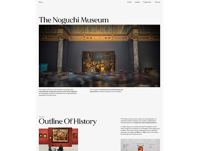 The Noguchi Museum. Design concept design illustration typography ui ux