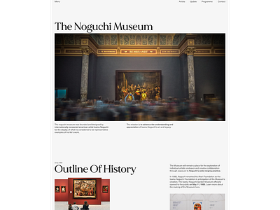 The Noguchi Museum. Design concept