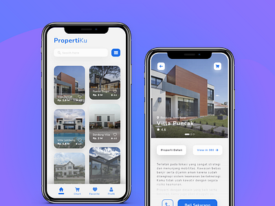 Propertiku App UI branding graphic design logo ui