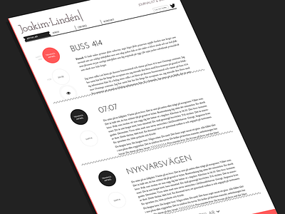 Joakim — Web black clean design minimal typography web webdesign