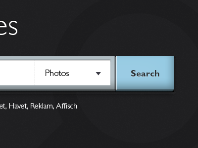 Search form button ui web