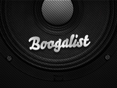 Boogalist app logo metal old school speaker
