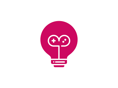Mindfull Games games idea light bulb logo simple thought