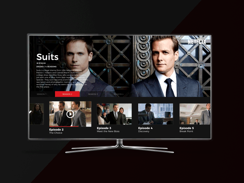 Netflix-App for SmartTV