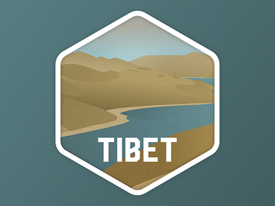 Tibet affinity designer affinitydesigner flat illustration retro tibet vector vintage