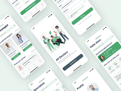 Medical App app medical app medicine mobile mobile app ui