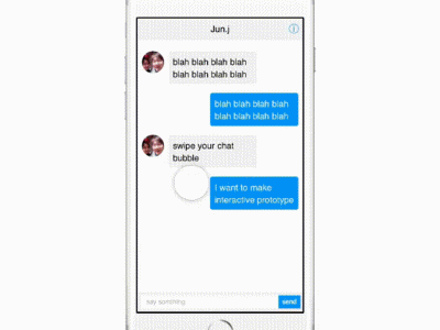 messenger search animation chat framer interaction ios iphone messenger mobile mobile ui search ui ux
