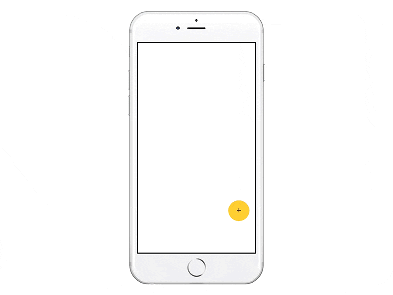 Elastic bubble menu