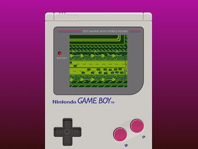 Game Boy detail aseprite gameboy illustration nintendo pixel art sketch