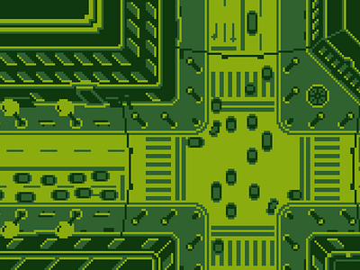 Game Boy Pixelart Detail aseprite city gameboy nintendo pixel art