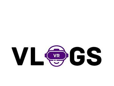 VR VLOGS logo branding design graphic design icon illustration illustrator logo ui ux vector