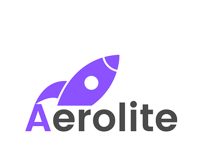 Aerolite: Rocket ship logo branding dailylogochallenge design graphic design icon illustration logo vector