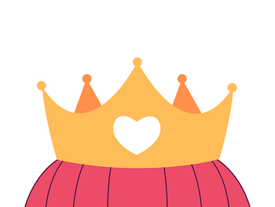 Crown: A Hot Air Balloon logo branding dailylogochallenge graphic design icon logo vector