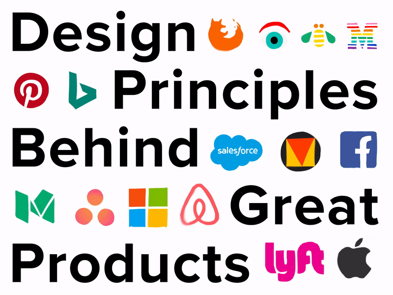 Design Principles Behind Great Products—Medium Post