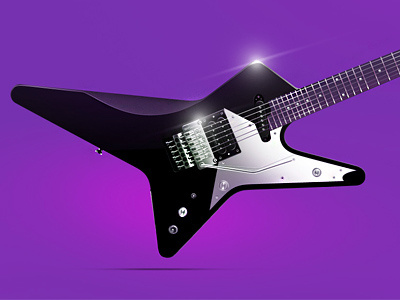 Guitar guitar illustration photoshop rock