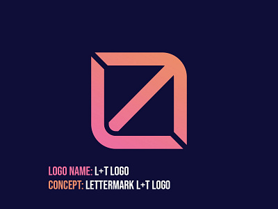 L+ T Logo brand branding clean design flat icon initials initials logo lettermark logo logodesign logos logotype mark symbol vector wordmark