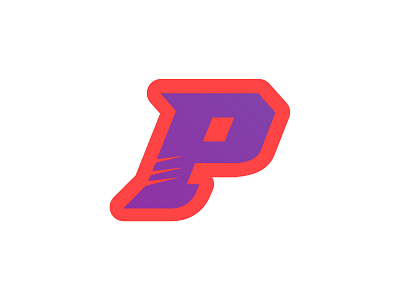 P for Paingod logo branding design esport logo gamer icon logo typography vector