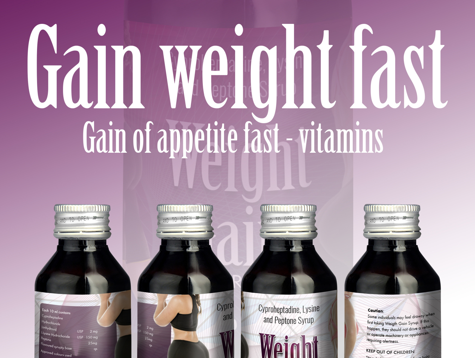 Weight Gain Syrup by Marlon lewis tyler on Dribbble