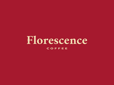 Florescence Coffee branding brazilian design coffee coffee bean coffee shop design florescence logo minimal