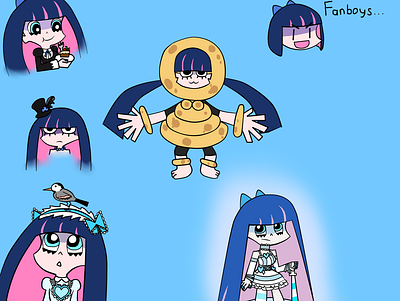 stocking stuff digital art fan art fanart illustration paswg stocking anarchy