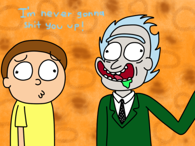 rick astley and morty