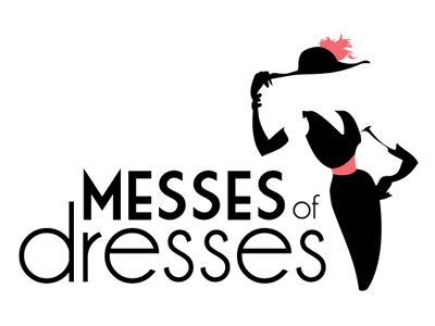 Messes of Dresses Logo clothes clothing design logo logo design messes of dresses trendy women