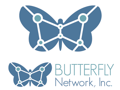 Butterfly Network Logo butterfly network chava chava light chava studios logo marshall and light science