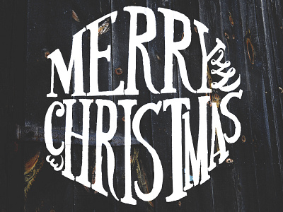 Merry Christmas chalk christmas hand holiday holidays illustration photography rendered typography