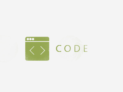 Code code grunge icons web