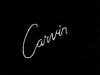 Carvin Logo mockup company critique final hand drawn logo mock mockup rough surf surfing