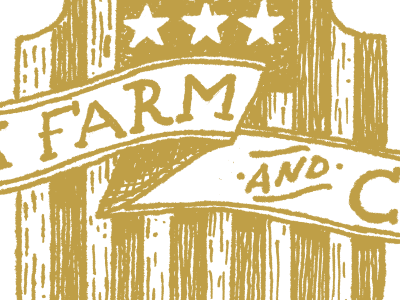 TF&CO Second design submission american contest design hand lettering print shield texture typography