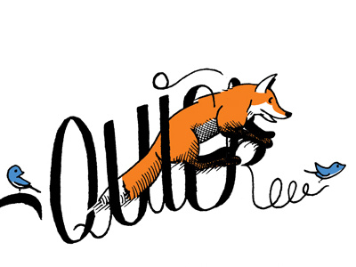 The Quick Brown Fox Jumps Over the Lazy Dog design illustration quick brown fox texture